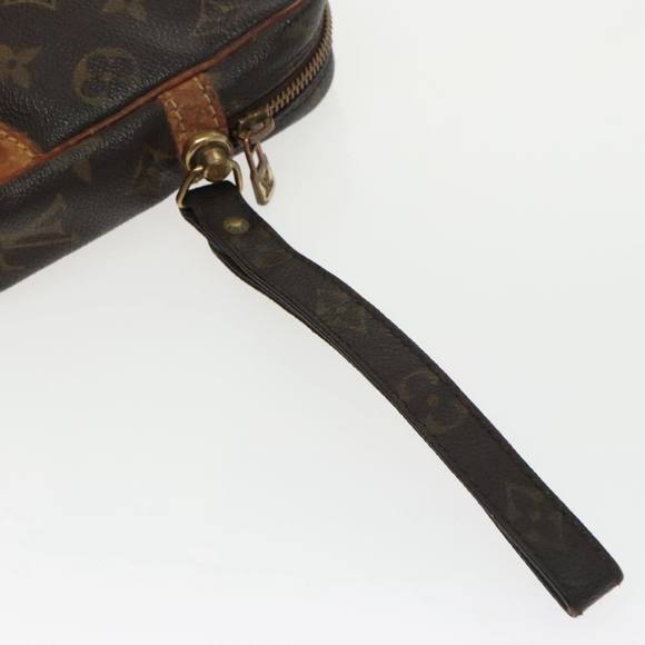 LOUIS VUITTON Monogram Marly Dragonne GM Clutch Bag M51825 LV Auth 96536 - Picture 9 of 16